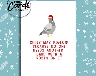 Funny Christmas Card | Christmas Pigeon!