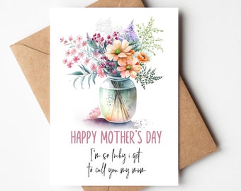 Mother's Day Card | I'm so lucky i get to call you my mum