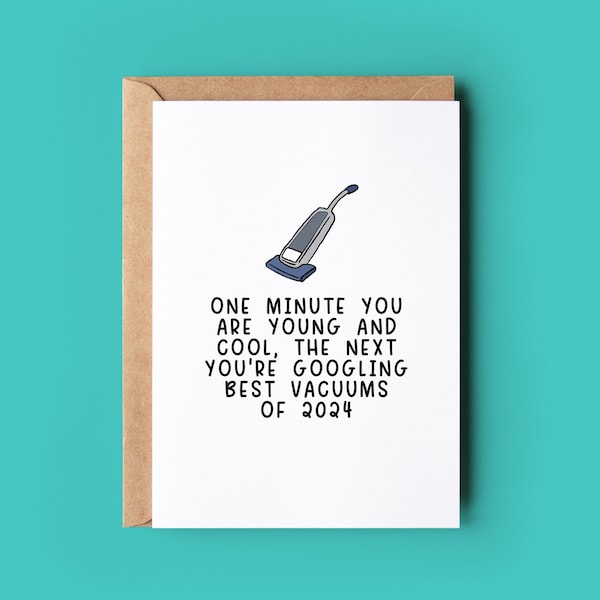 Funny Birthday Card for him or her | Best Vacuums