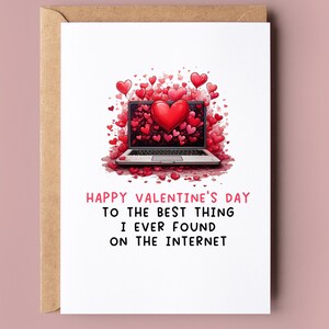 Tarjeta divertida de San Valentín para él o ella / Lo mejor que encontré en Internet