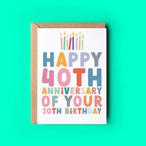 Lustige Karte zum 60.Geburtstag | 60er Jahre Geburtstagskarte für Sie und Ihn