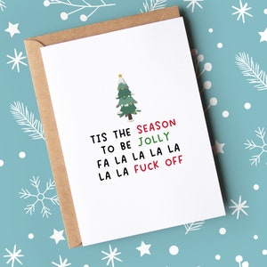 Grappige kerstkaart | Dit is het seizoen om vrolijk te zijn