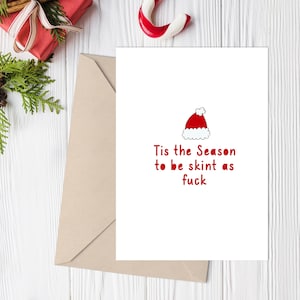 Lustige Weihnachtskarte | Weihnachtskarte | Hautnah