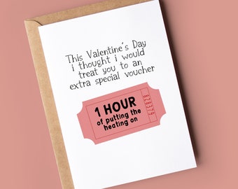Funny Valentine's Card for Her, Wife | Extra Special Voucher