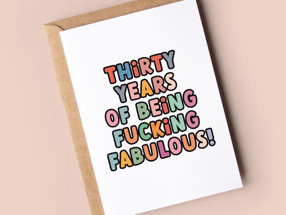 Fabriqué Europe Qualité Carte Anniversaire 30 Ans Humoristique - 29 Majeur - Pour Frère, Sœur, Ami - Carte Qualité Premium Cadeau 30 Ans Femme