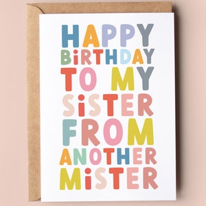 Geburtstagskarte Bester Freund | Alles Gute zum Geburtstag von einem anderen Mister