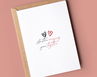 Amazing Year Anniversary Card, For Cards Sake