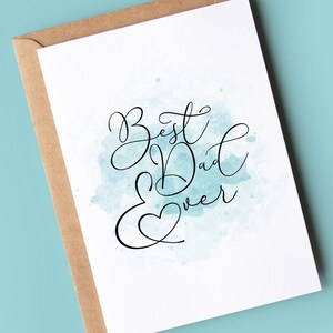 Father&#39;s Day Card | Fathers Day | Best Dad Ever