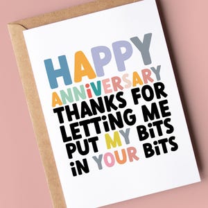Carte d'anniversaire amusante pour elle, femme, petite amie - Merci de me l'avoir invité