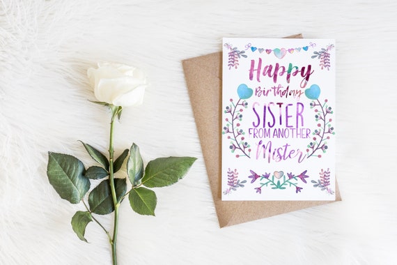 Carte D'anniversaire Pour Sœur - There Is No Better Friend On This