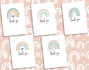 Thank You Cards Pack / Thank You Cards Wedding / Thank You Cards Set / Thank You Cards Multipack / Fun Thank You Cards / Thank You Baby