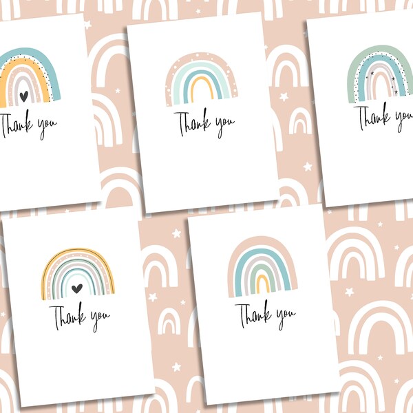 Baby Thank You Cards Etsy UK