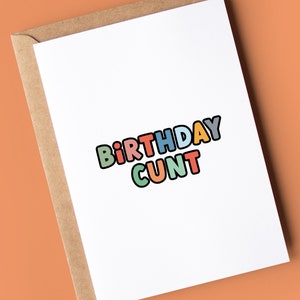 Tarjeta de cumpleaños divertida y grosera para él o ella / hermano o hermana / tarjeta de mejor amigo / tarjeta de hermano