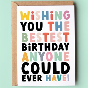 Ich wünsche Ihnen den Bestest Geburtstag, Geburtstagskarte