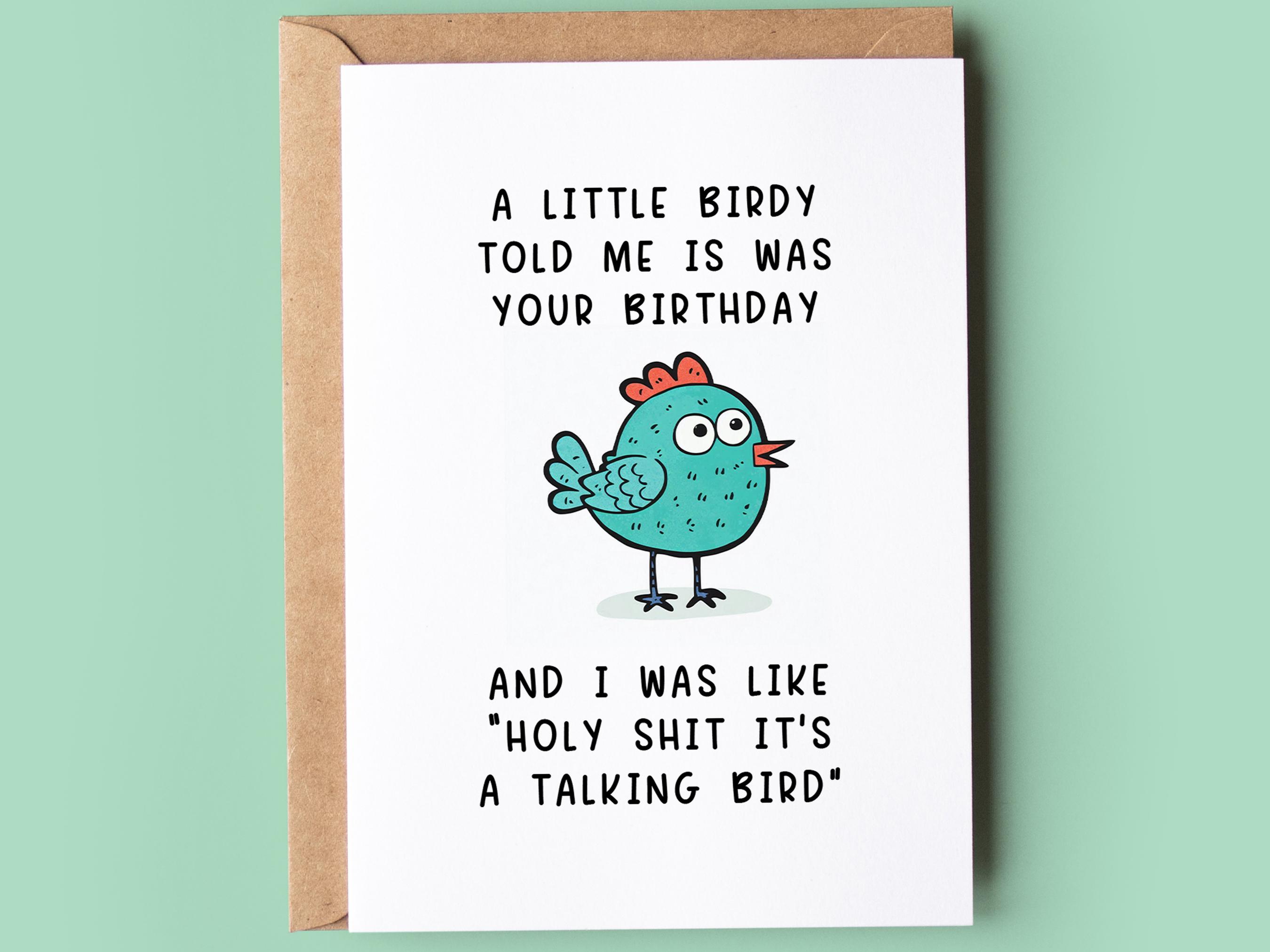 Carte D’anniversaire Humoristique Style Toile D’araignée - Avec Enveloppe, 20,5x13,5cm, Design Cartoon