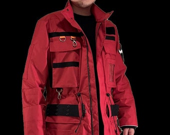 Roter Parka