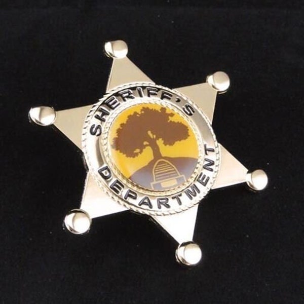 Sheriff Badge Holder Etsy