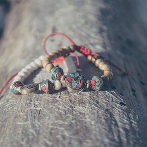 Bracelets de perles tibétains image 2