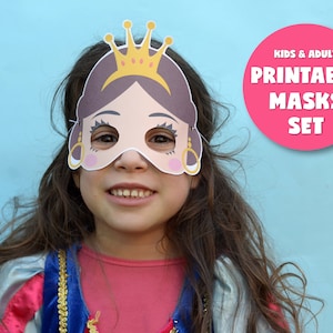 Queen Esther Mask, Purim Costume, Queen Mask, Purim Tradition, Purim Kids Game, Purim Carnival, Purim, Purim Characters, Esther; Megillah