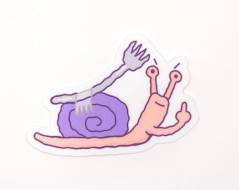 Snailfork Sticker