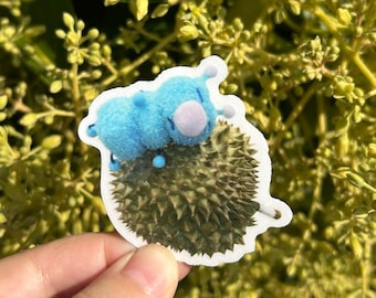 Coriander Durian Clear Sticker