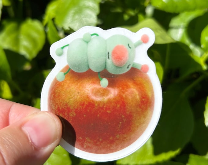 Cilantro Apple Sticker