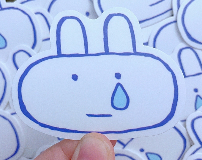 Sad Bun Sticker