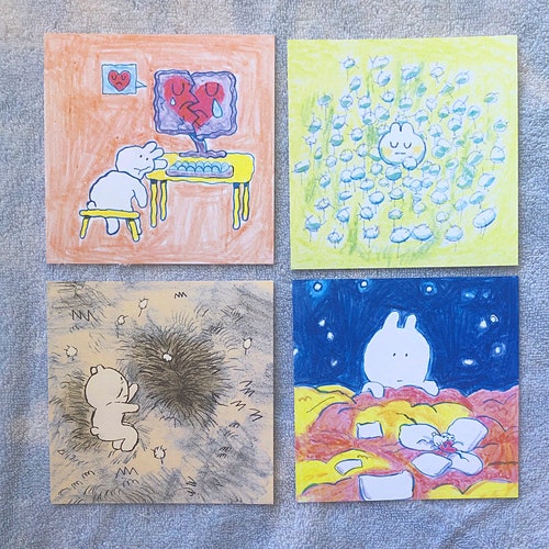 Bats Dance Upside Down Handmade Linocut Print Etsy