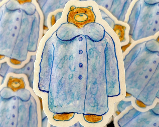 Big Teddy Coat Sticker
