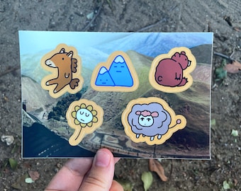 Mountain Friends Sticker Sheet