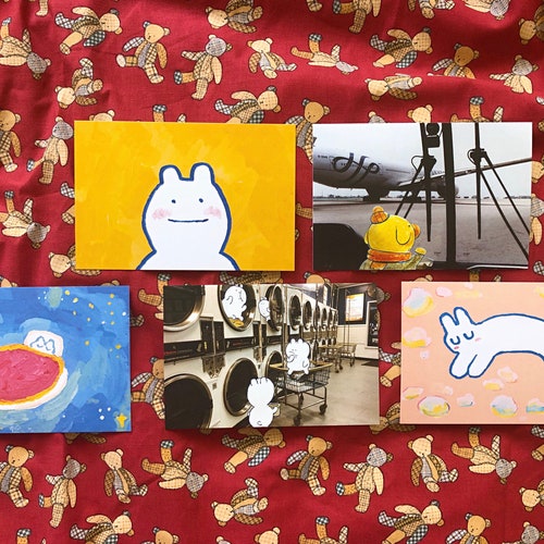 Bats Dance Upside Down Handmade Linocut Print Etsy