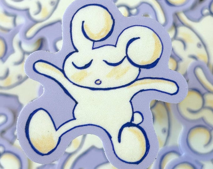 Dozing Off Bun Sticker