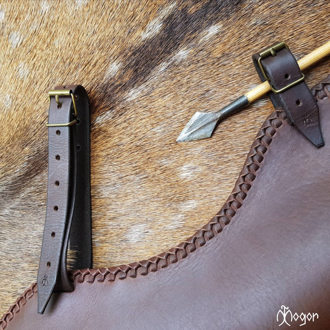 Leather Side ARROW QUIVER / Traditional ARCHERY Quiver Etsy