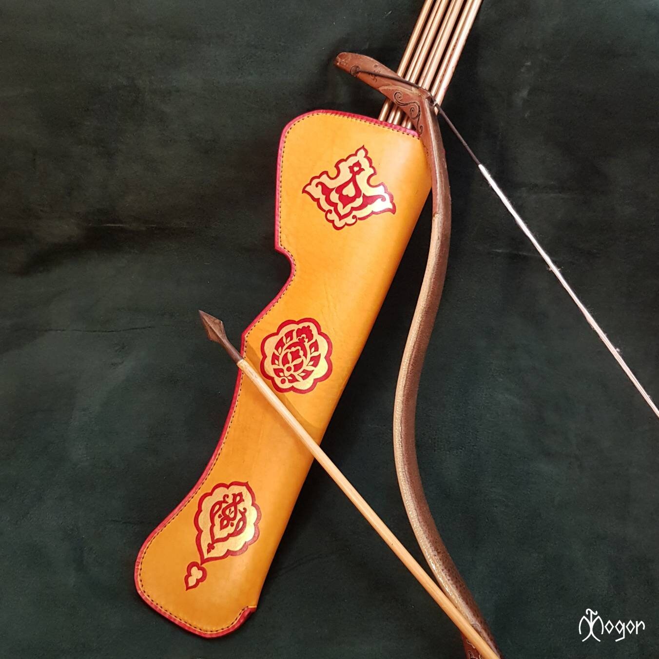 Leather Side ARROW QUIVER / Traditional ARCHERY Quiver Etsy Denmark