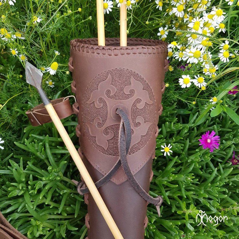 Leather QUIVER / SIDE Quiver / ARCHERY Quiver / Arrow Quiver Etsy