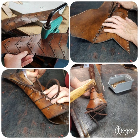 Carquois Médiéval En Cuir PU – Vintage, Marron/noir, Réglable, 550g – Pour Cosplay, Chasse, RPG, Halloween – Style Steampunk Et Médiéval
