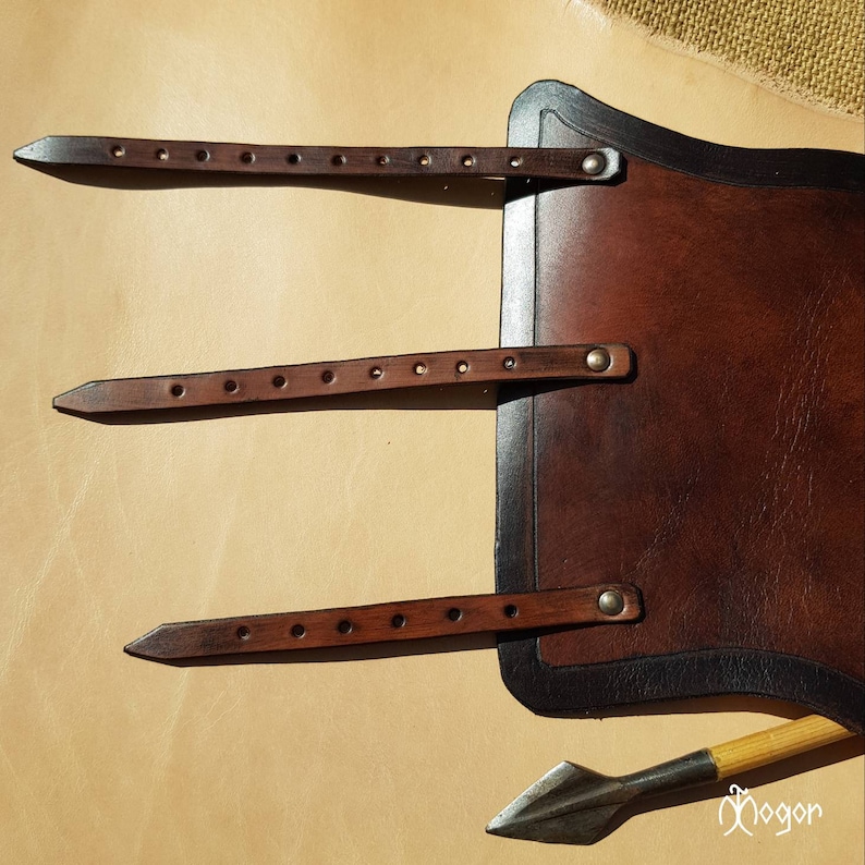 ARCHERY Leather Arm BRACER/ARMGUARD Antique brown Etsy