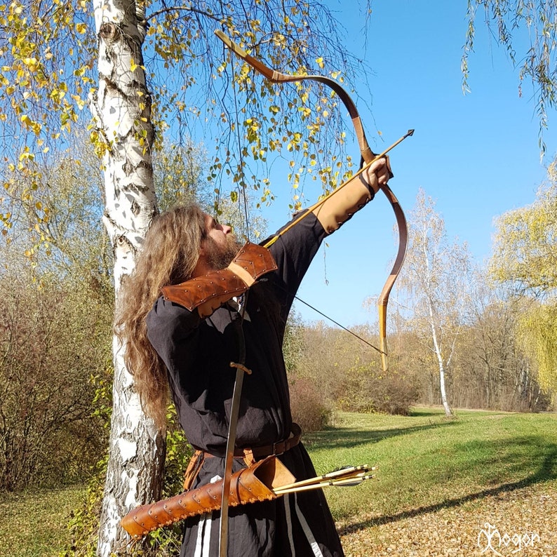 ARCHERY Leather QUIVER/ Side Quiver / Arrow Hip Quiver / Etsy