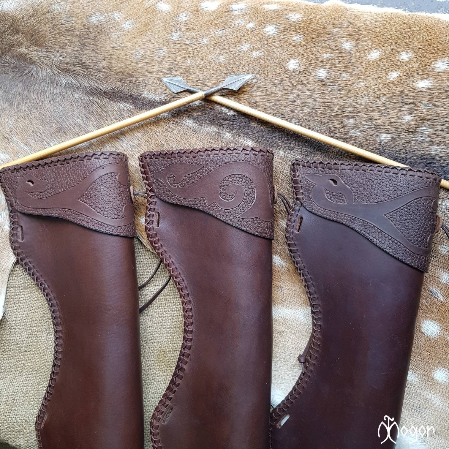 Leather Side ARROW QUIVER / Traditional ARCHERY Quiver Etsy