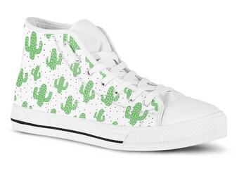 cactus converse high tops