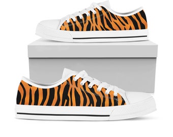 shoes with tiger print