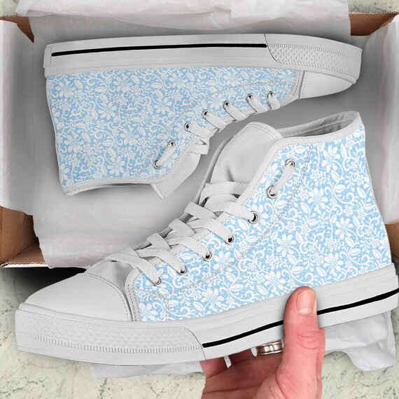 blue wedding sneakers