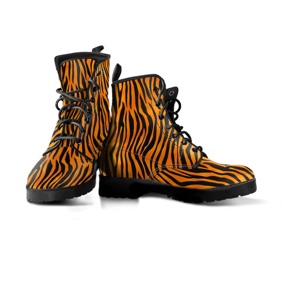 tiger stripe boots