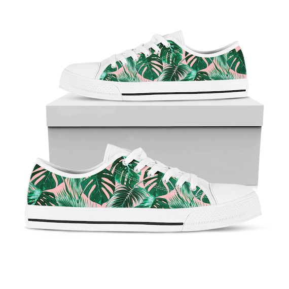 Tropical Banana Leaves Womens Canvas Slip on Sneakers School Shoes Tropical Banana Leaves Womens Canvas Slip on Sneakers School Shoes