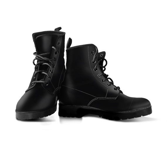 vegan combat boot