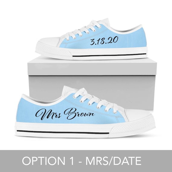 blue wedding sneakers