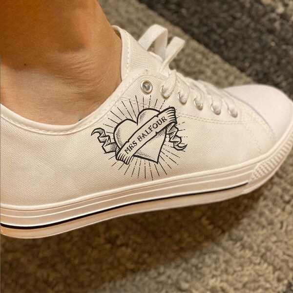 custom wedding sneakers