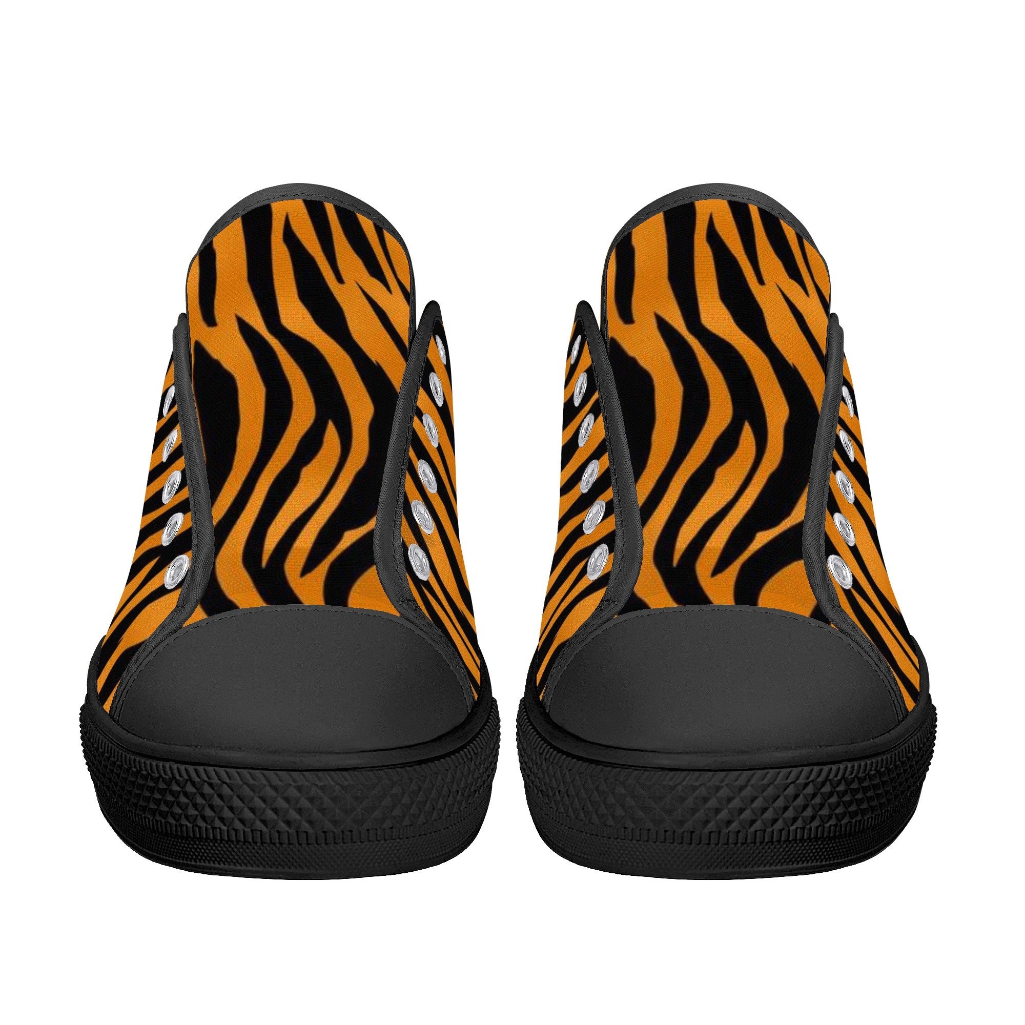 Tiger Stripes Sneakers Animal Print Shoes - Etsy