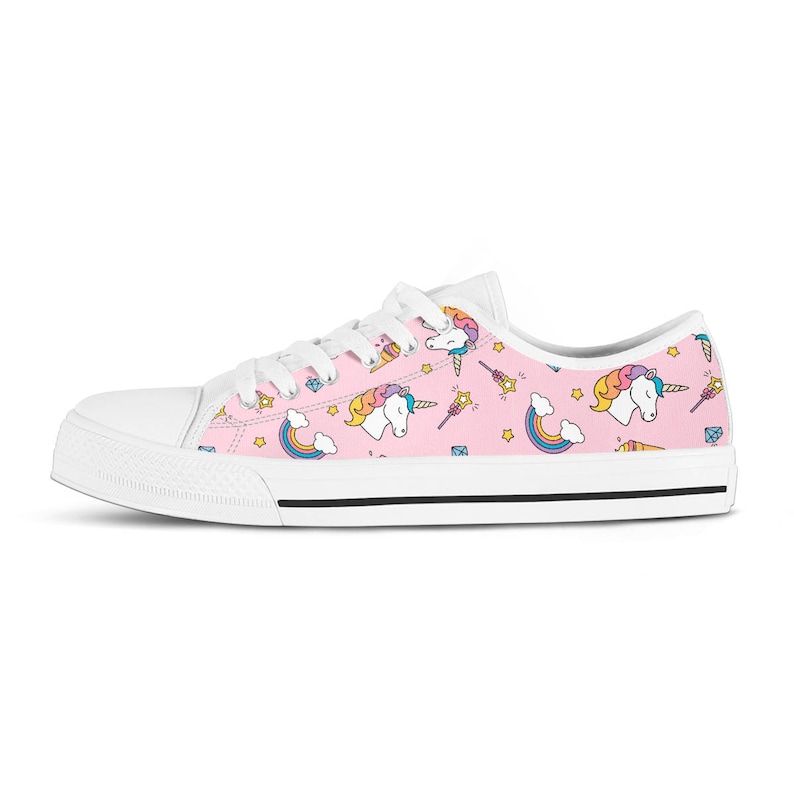 unicorn canvas shoes