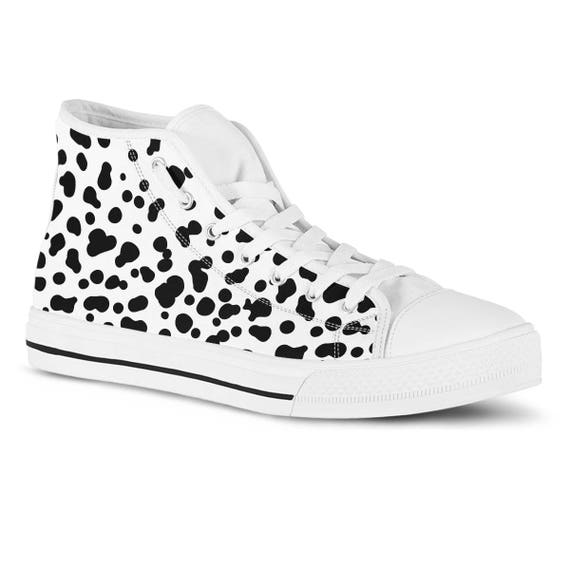 Noir et blanc tacheté baskets Noir et blanc tacheté baskets baskets baskets 3dd176